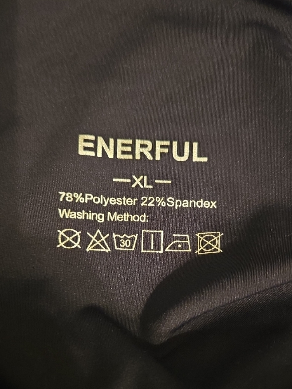 ENERFUL Black Maternity Activewear Leggings - XL